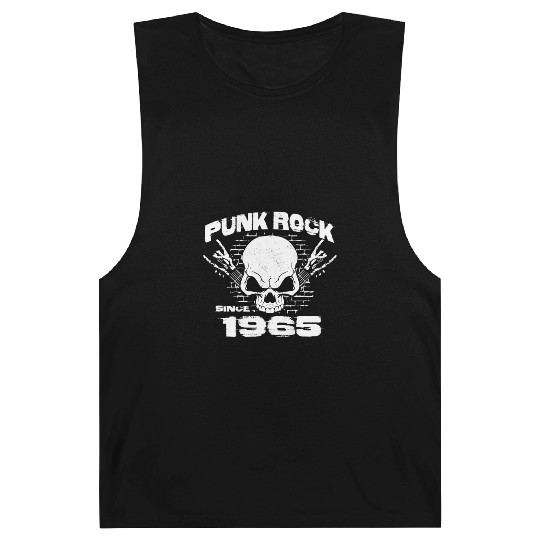 59th Birthday - Punk Rock Since 1965 Skull Rock Barnard Tanks