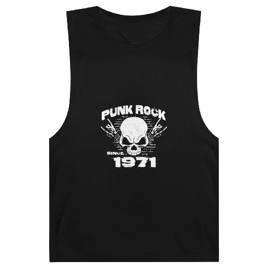 53rd Birthday - Punk Rock Since 1971 Skull Rock Barnard Tanks