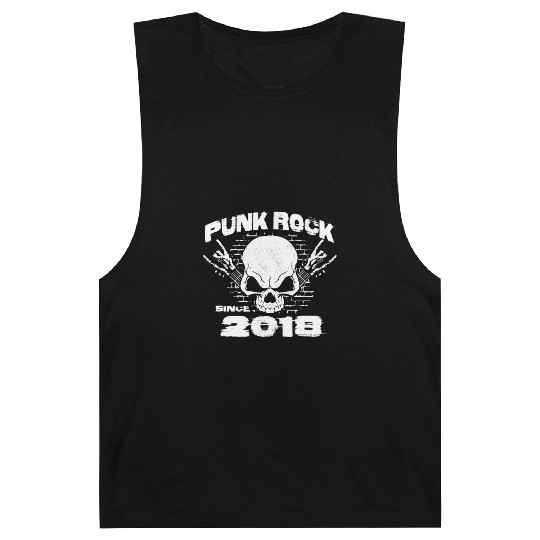 Vintage Grunge Punk since 2018 for 6th Birthday Barnard Tanks