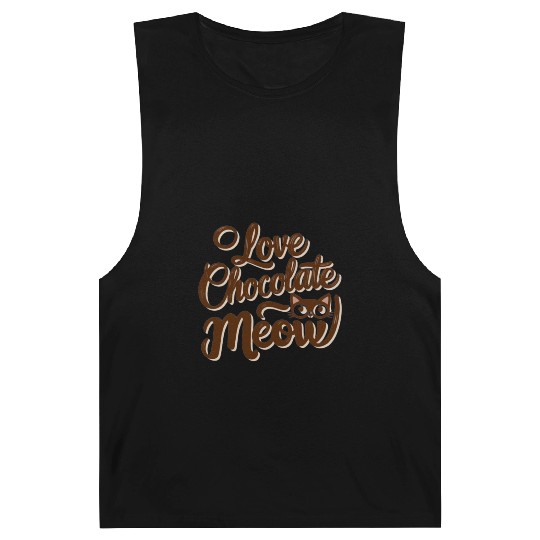 I love chocolate & cats Barnard Tanks