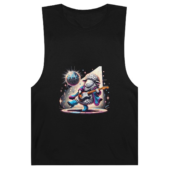 Disco Ball Guitar Sheep Barnard Tanks