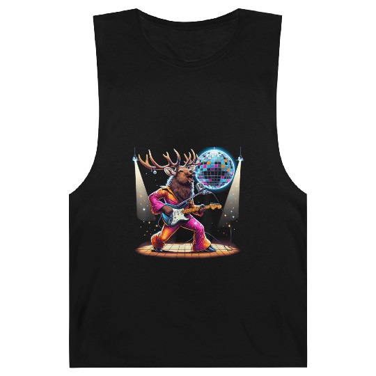 Disco Ball Guitar Elk Barnard Tanks