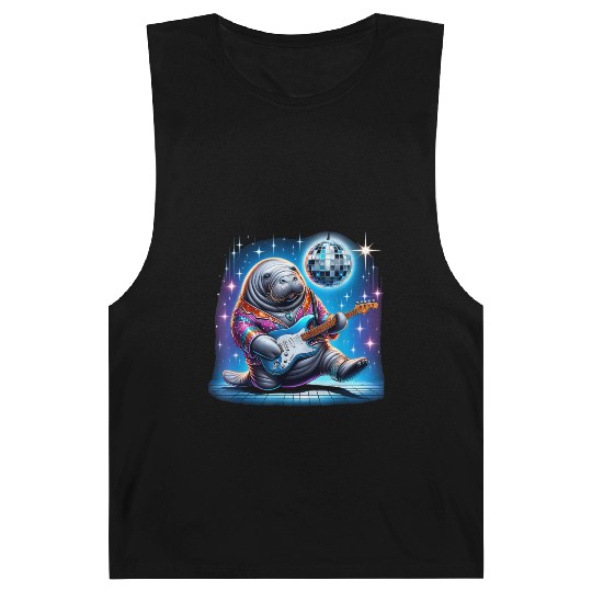 Disco Ball Guitar Manatee Barnard Tanks