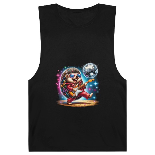 Disco Ball Guitar Hedgehog Barnard Tanks