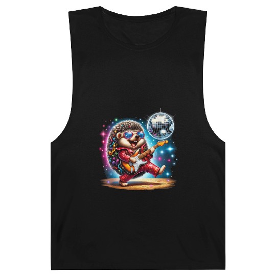 Disco Ball Guitar Hedgehog Barnard Tanks