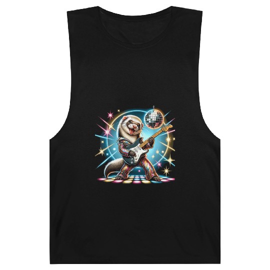 Disco Ball Guitar Ferret Barnard Tanks