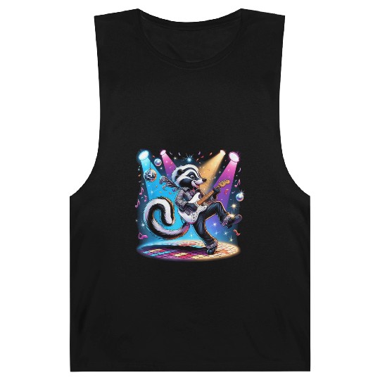 Disco Ball Guitar Skunk Barnard Tanks