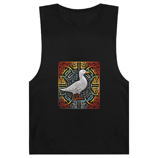 Seagull Mandala Graphic Illustration Barnard Tanks