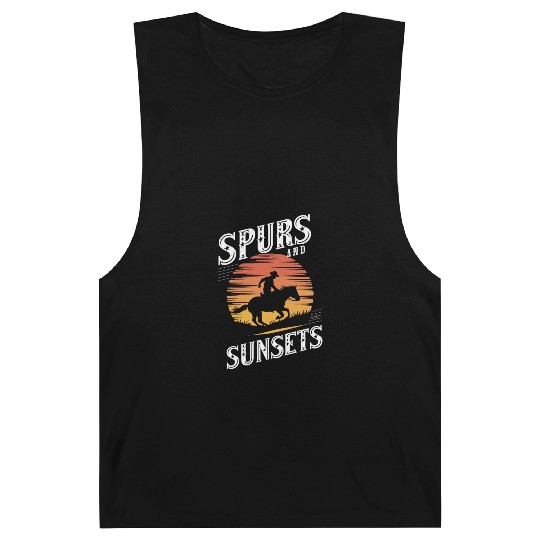 Cowboy Lifestyle Western Theme with Horses and Barnard Tanks