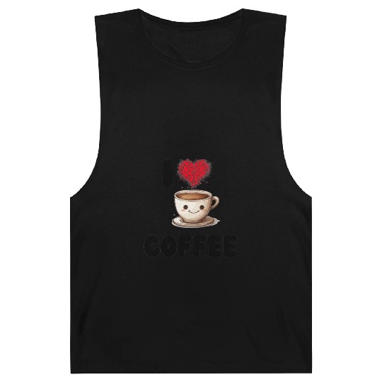 I LOVE COFFEE Barnard Tanks