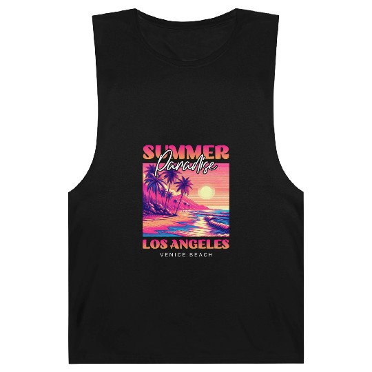 Summer Paradise Los Angeles Venice Beach Barnard Tanks
