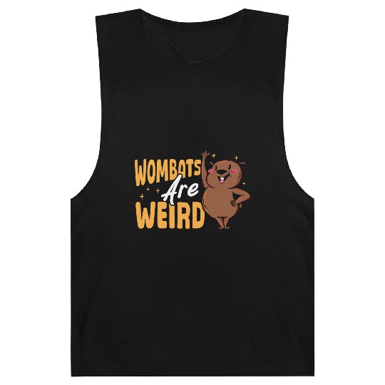 Wombats Are Weird Wombat Merch Barnard Tanks