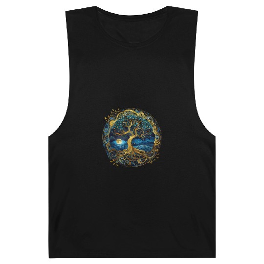 Irish Nordic Celtic Tree of Life Yggdrasil Barnard Tanks