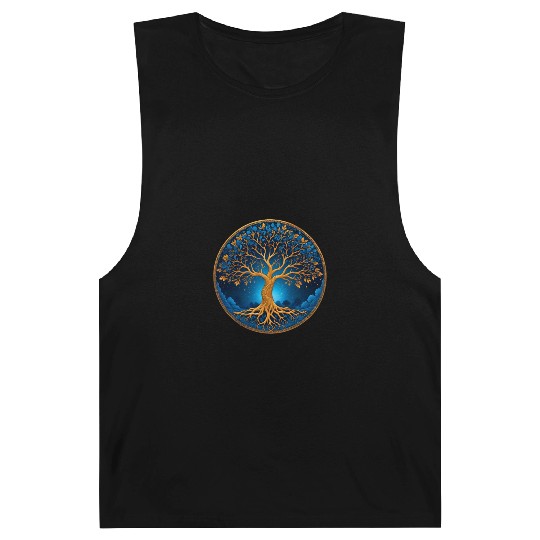Irish Nordic Celtic Tree of Life Yggdrasil Barnard Tanks