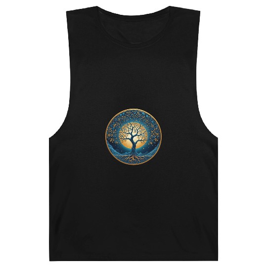 Irish Nordic Celtic Tree of Life Yggdrasil Barnard Tanks