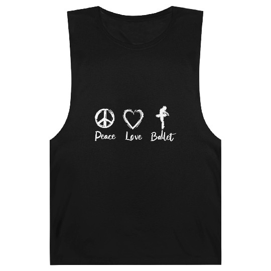 I Love Ballet Barnard Tanks
