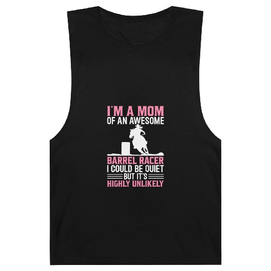 Mom Of Awesome Barrel Racer Barrel Racing Rodeo Ho Barnard Tanks