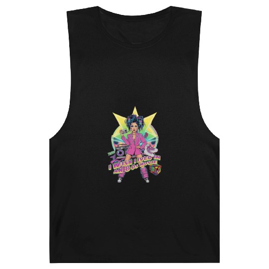 80s woman I wish I lived in an 80s movie Barnard Tanks