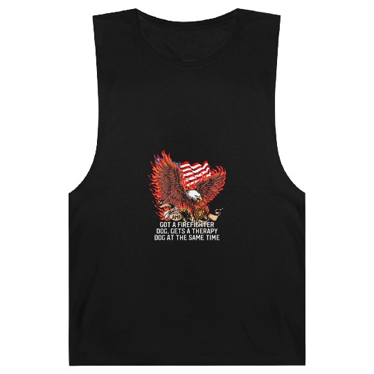 Gets a Firefighter Dog Therapy Dog Fire Department Barnard Tanks