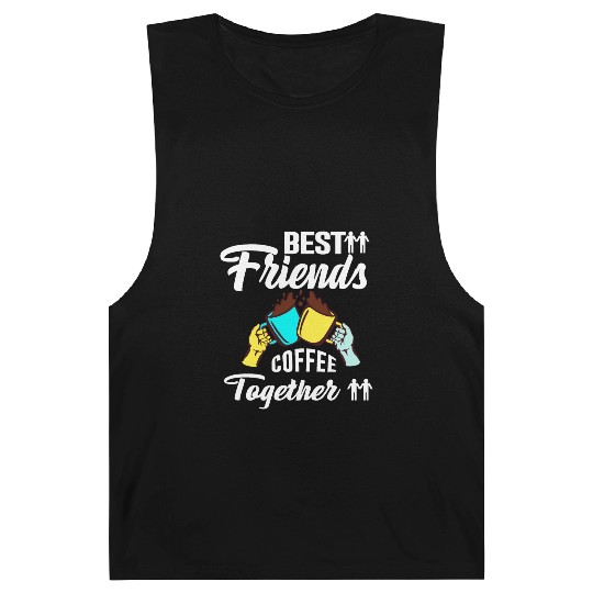 Best Friend Coffee Together - Friendship Day Barnard Tanks