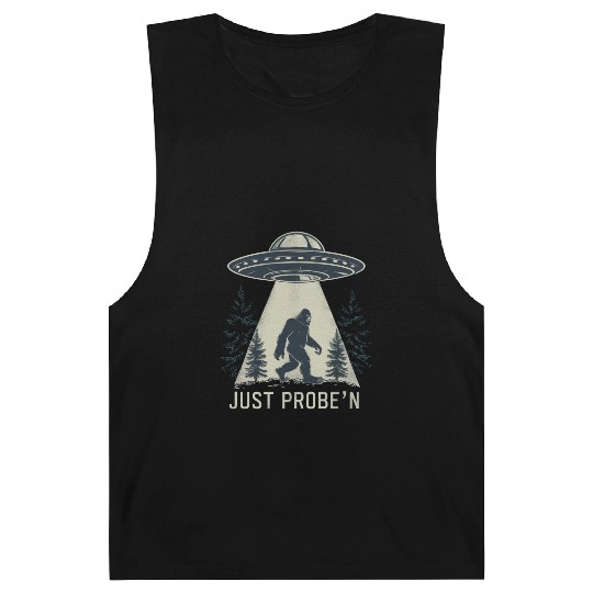 Bigfoot abduction by aliens Barnard Tanks