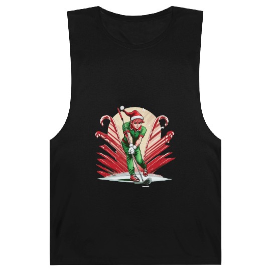 Christmas Elf Golf Barnard Tanks