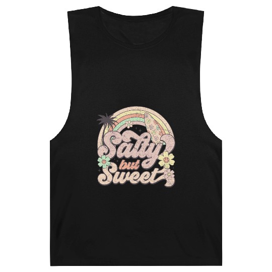 Salty but Sweet - Retro Summer Design Barnard Tanks
