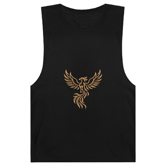 Phoenix Majestic Tribal Art Bird Fire Symbol Barnard Tanks