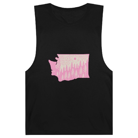 Washington DC Wild Outline State Barnard Tanks