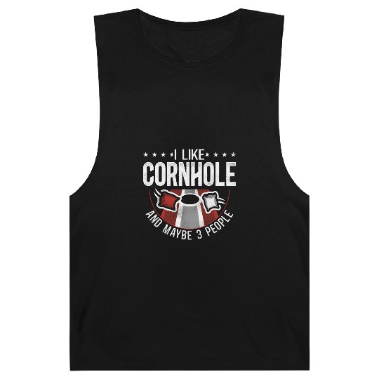 Cornhole Team Bean Bag Player Barnard Tanks