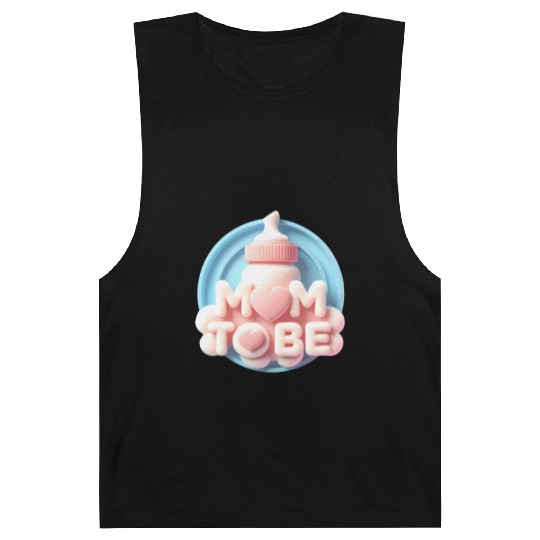 Cute Mom To Be Baby Announcement Design Barnard Tanks