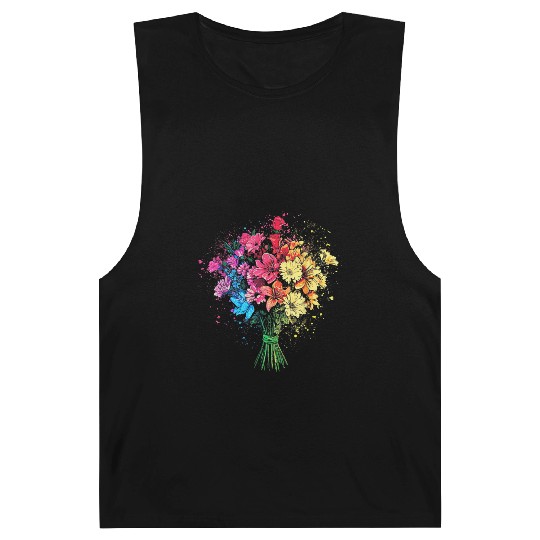 Flower Nature Art Graphic Barnard Tanks