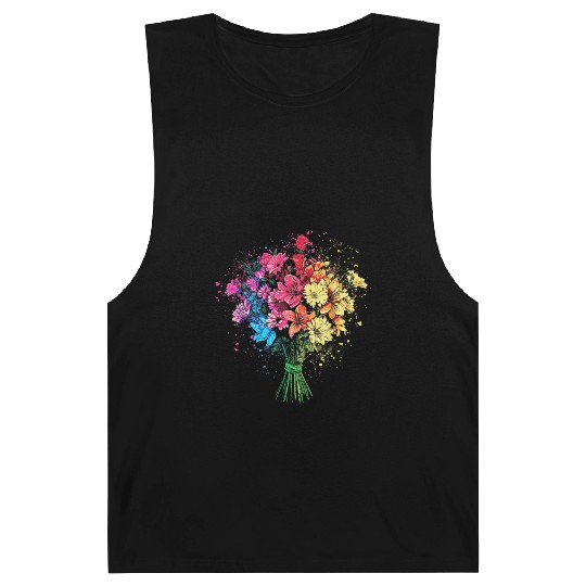 Flower Nature Art Graphic Barnard Tanks