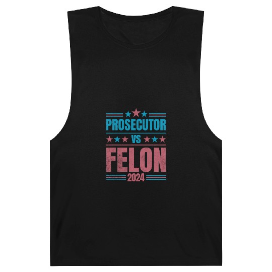 Prosecutor vs Felon Funny Barnard Tanks