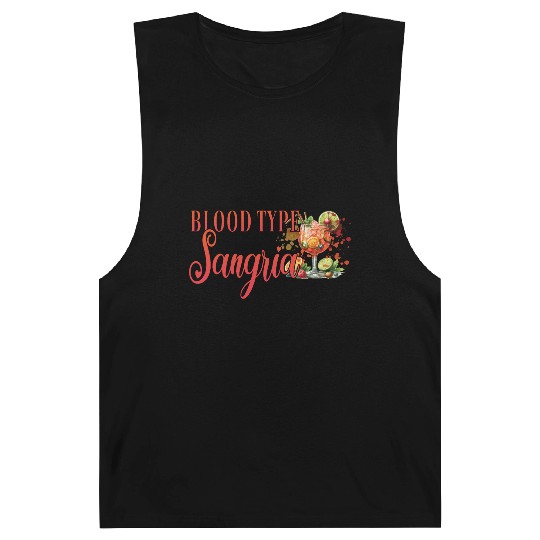 Cocktail Bartender Blood Type Sangria Barnard Tanks