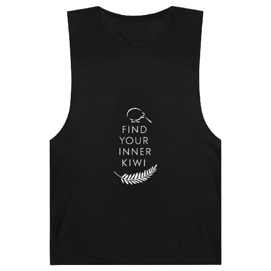 Find Your Inner Kiwi New Zealand Souvenir Barnard Tanks