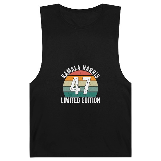 Kamala Harris 47 Limited Edition Vintage Sunset Barnard Tanks