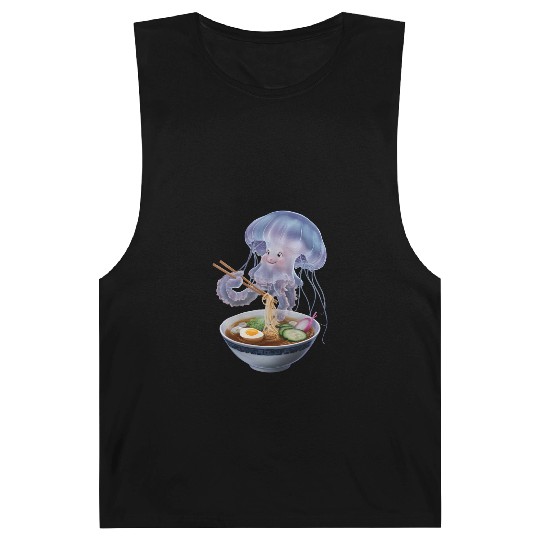 Jellyfish Eating Ramen Realistic Barnard Tanks