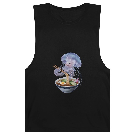 Jellyfish Eating Ramen Realistic Barnard Tanks