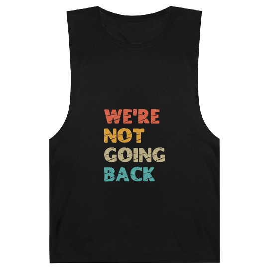 "We're not going back" Kamala Harris 2024 Barnard Tanks