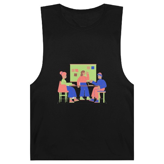 Flat Clean Casual Work & Company Life Barnard Tanks