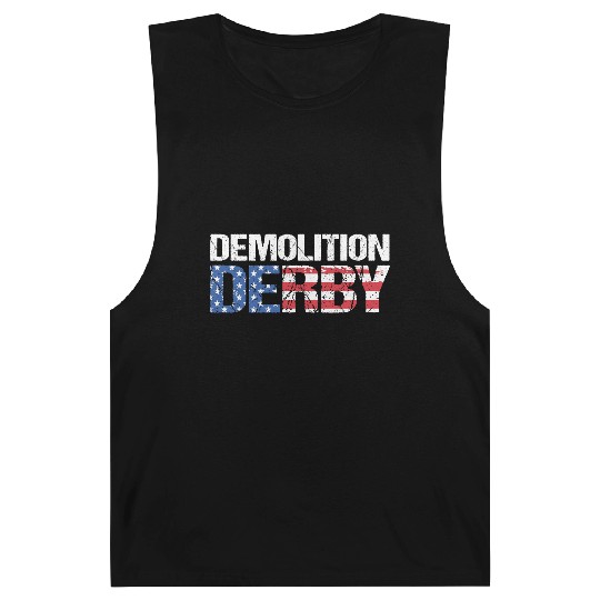 4th Of July US Flag Motorsport Demolition Derby Barnard Tanks