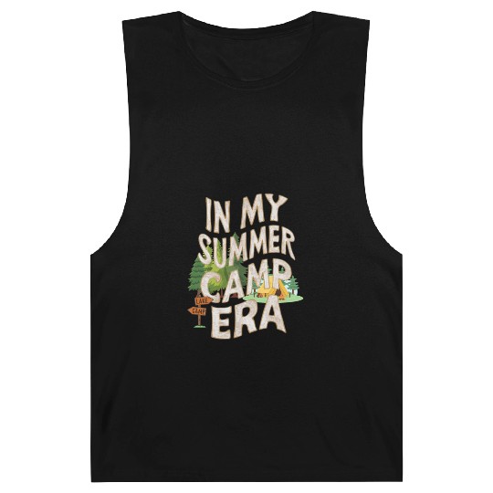 Cute In My Summer Camp Era Groovy Friend Crew Barnard Tanks