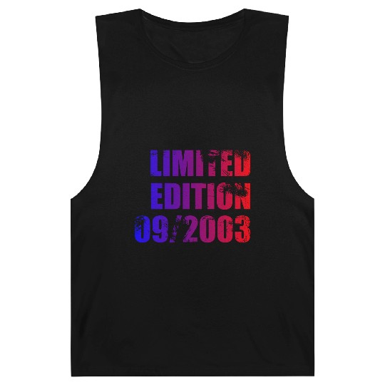 21st birthday Limited Edition 09/2003 Barnard Tanks