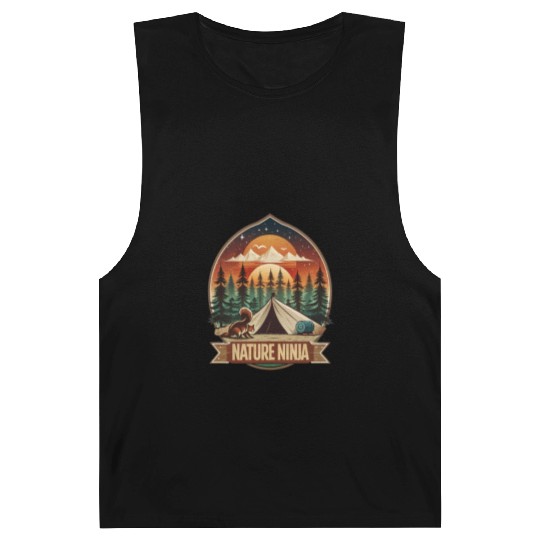 Nature Ninja Squirrel Steals Food Sunset Style Barnard Tanks