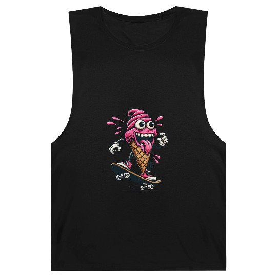 Crazy Skater Ice Cream Barnard Tanks