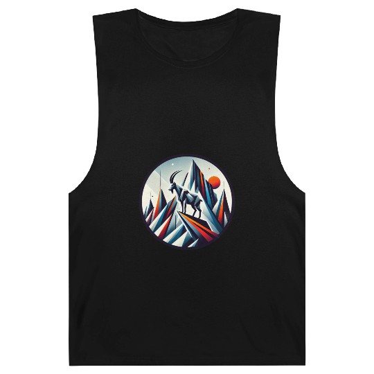 Abstract mountain goat Barnard Tanks