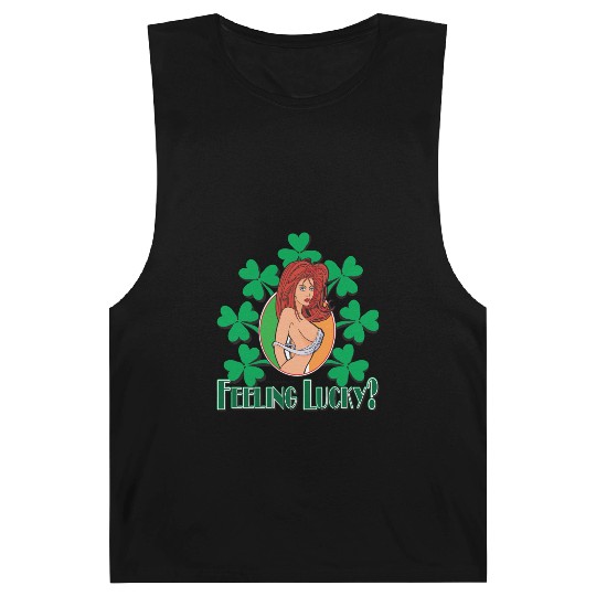 Feeling Lucky Girl Barnard Tanks