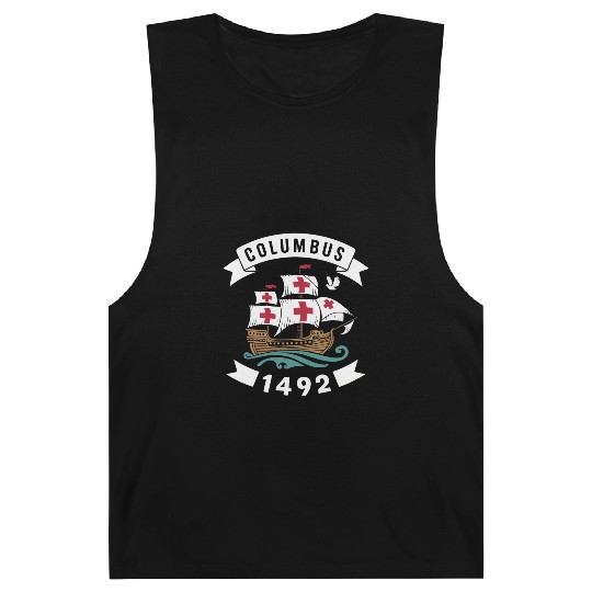 Columbus Day Christopher Columbus Italian American Barnard Tanks