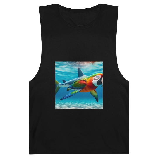 The great white shark-parrot Barnard Tanks